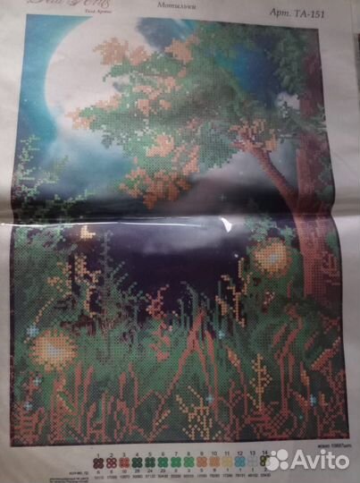 Схема для вышивки бисером