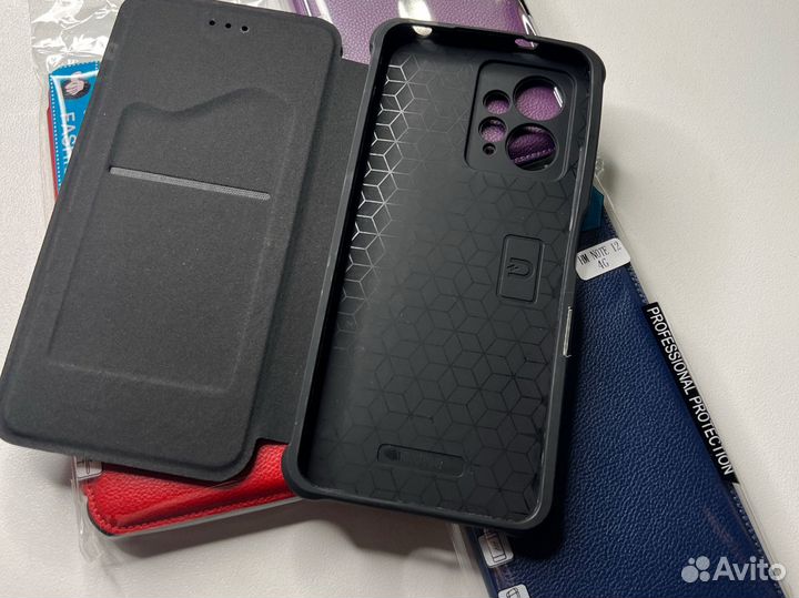 Чехол книжка Redmi Note 12 4G и другие