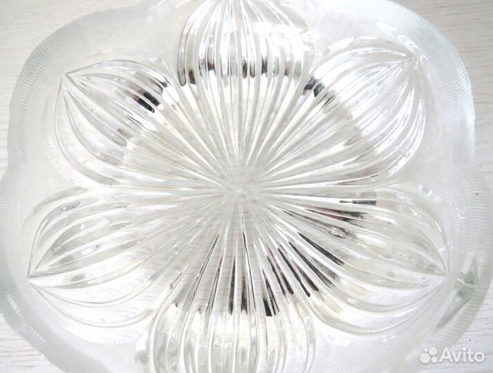 Салатник пепельница хрусталь СССР