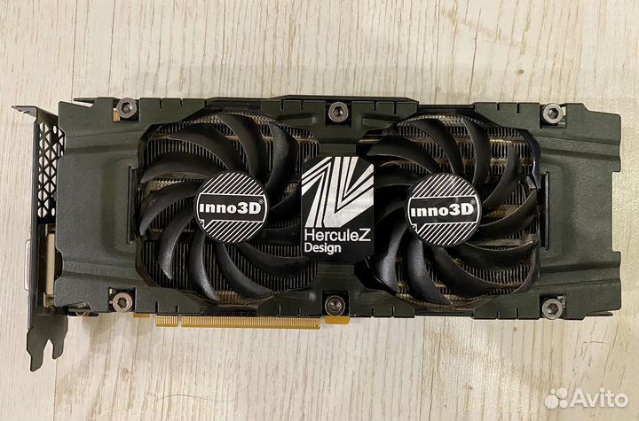 Видеокарта inno3D gtx 1080 8Gb