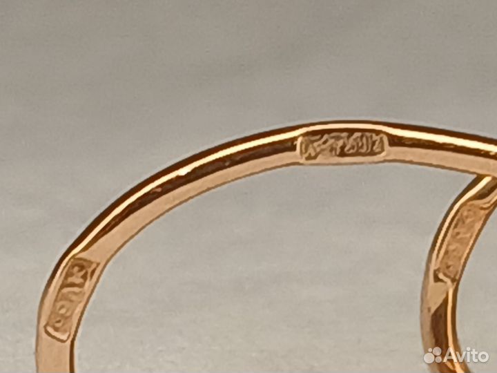 Золотые серьги 583 пробы