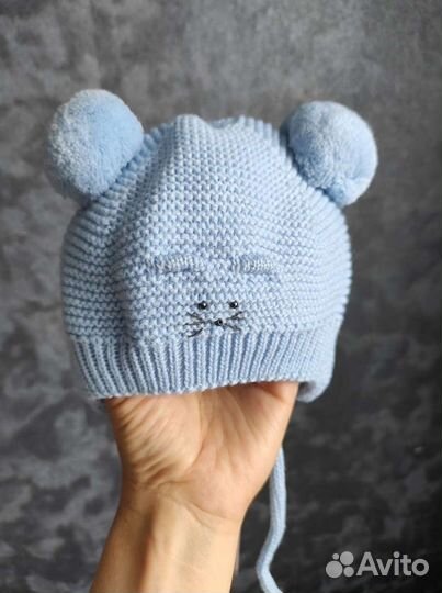 Шапочка на малыша 38-40