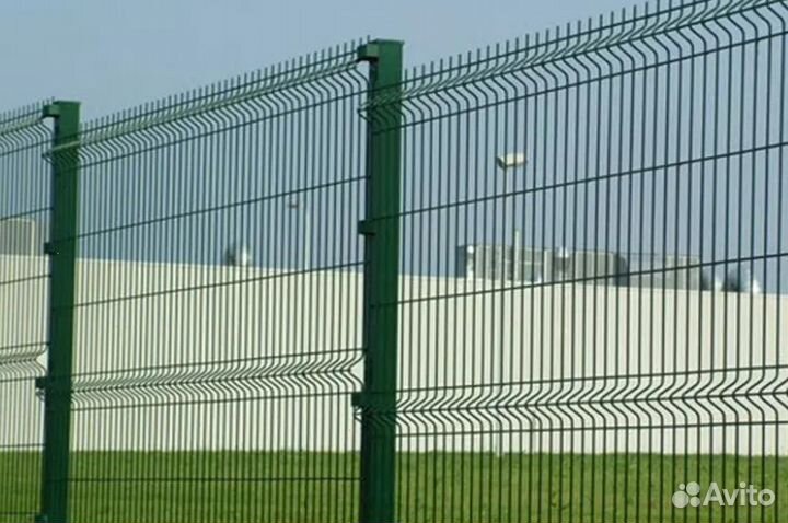 Забор из 3D сетки работа по договору качественно