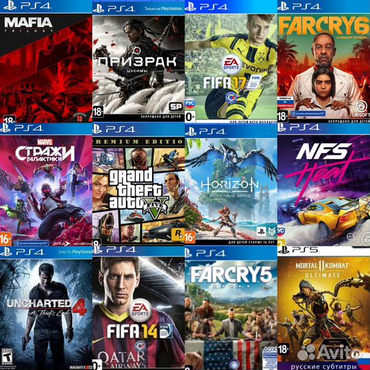 Игры Sony PS4
