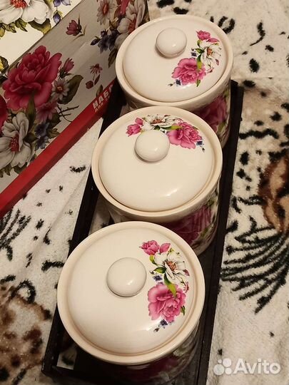 Набор банок для сыпучих продуктов