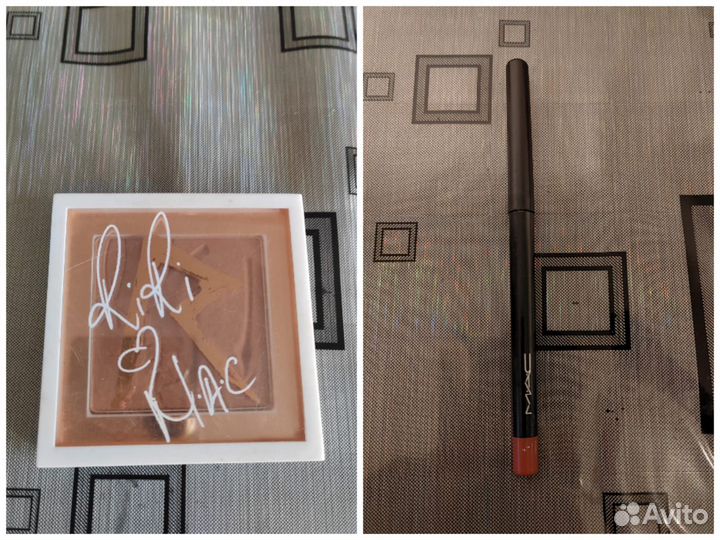 Пудра mac bronzing love rihanna,контурный карандаш