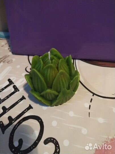 Свеча лотос