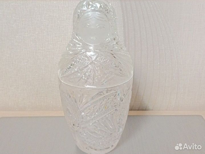 Графин хрустальный Матрёшка СССР