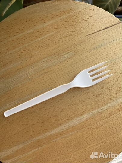 Новые одноразовые вилки 80 шт Стаканы и приборы