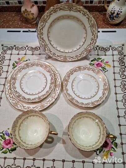 Фарфор Англия винтаж трио