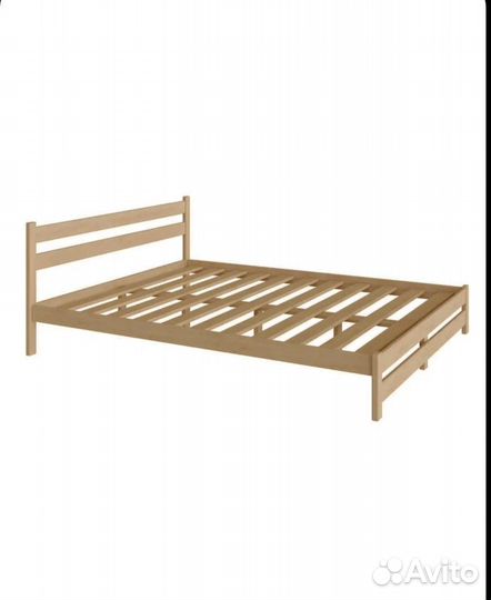 Кровать двухспальная 180 200 деревянная