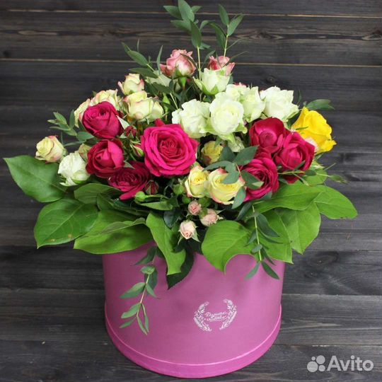 Цветы розы букет