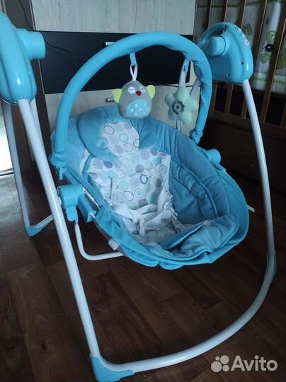 Детские электронные качели 2 в 1