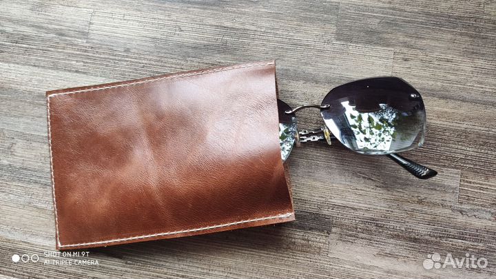 Чехол для очков. Натуральная кожа