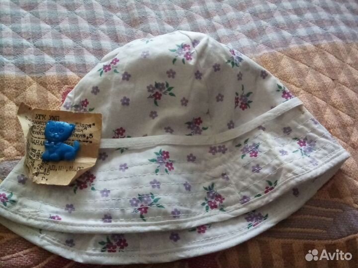 Панама детская СССР с этикеткой