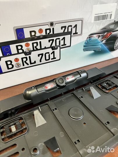 Номерная рамка камера заднего вида HD