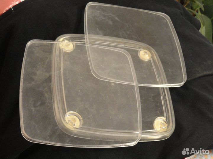 Блюдце разборное пластик внутри место вкладки