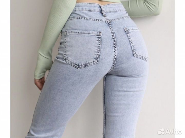 Джинсы новые фабричный брак