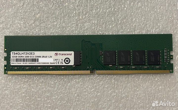 Новая Transcend TS4GLH72V2E2 32Gb DDR4 3200 ECC
