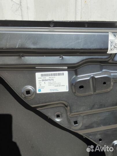 Задняя левая дверь Lacetti хэтчбек 96547675