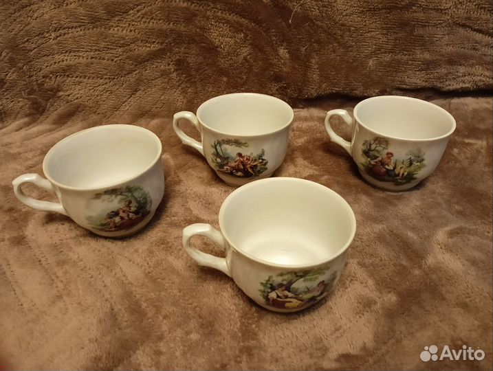 Чайные чашки 250 мл в стиле Мадонна/Пастушка