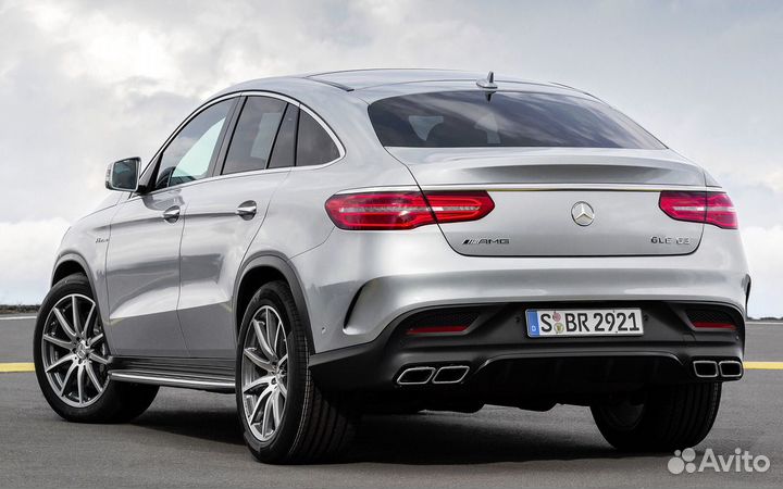Диффузор (+ насадки) 6.3 AMG Mercedes GLE Coupe ко