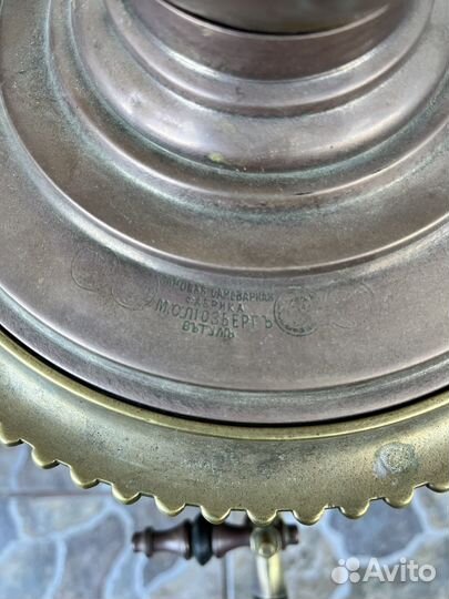 Самовар старинный на дровах рабочий 3 л