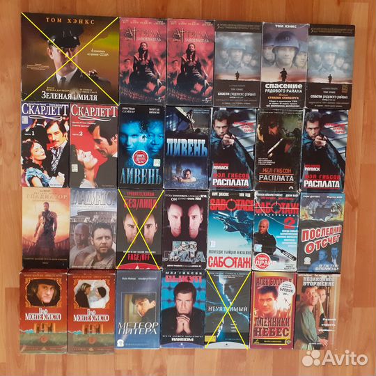 Видеокассеты с фильмами