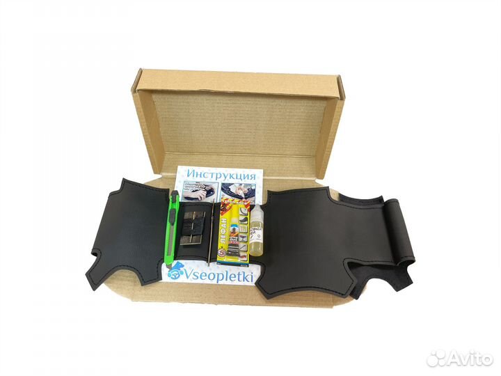 Оплетка на руль Kia Rio 2 Rest. для замены штатной