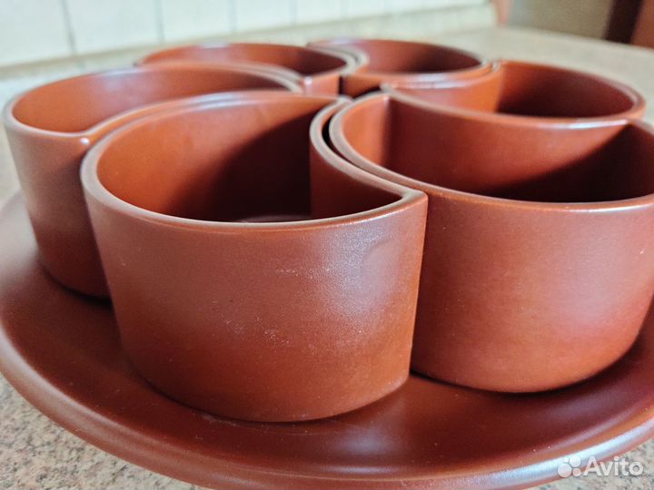 Керамическая менажница 7 предметов