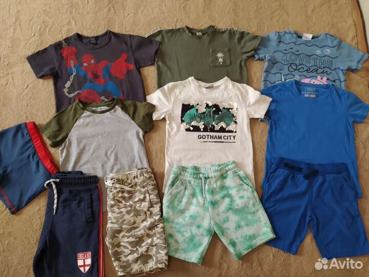 Пакет летних вещей для мальчика 104-110 см