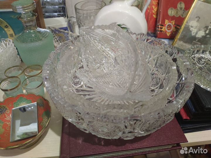 Хрустальная ваза