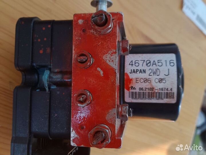 Блок abs lancer, asx