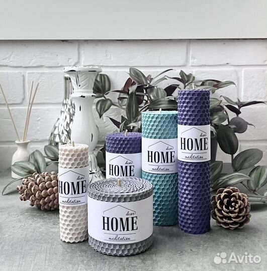 Подарочный набор интерьерных свечей