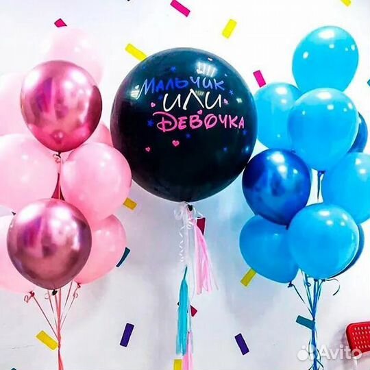 Гендер пати (Воздушный шар или коробка-сюрприз)