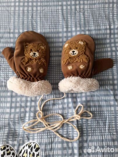 Варежки зимние детские