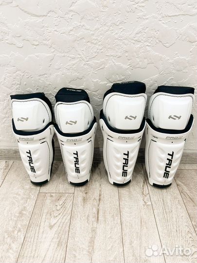 Щитки хоккейные True PRO JR 11,12, новые