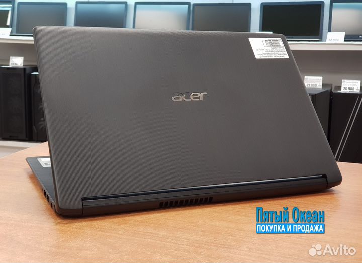 Ноутбук Acer 15, Pentium 4417U, DDR4 8Gb, SSD