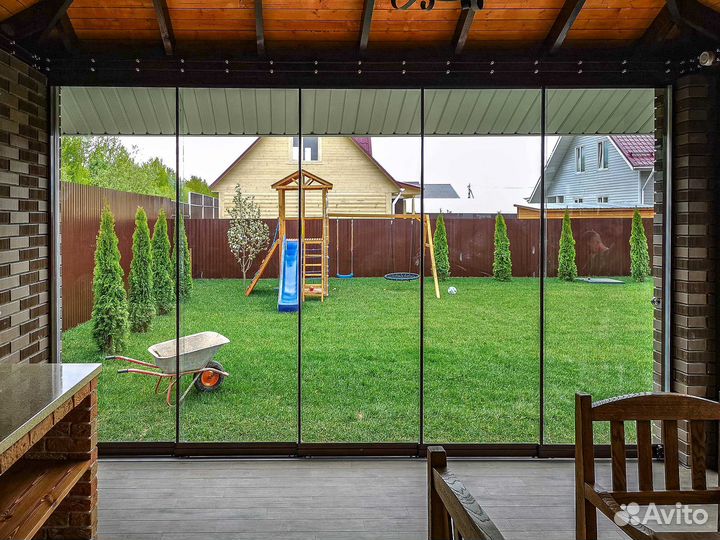 Наклонно-сдвижные оконные порталы