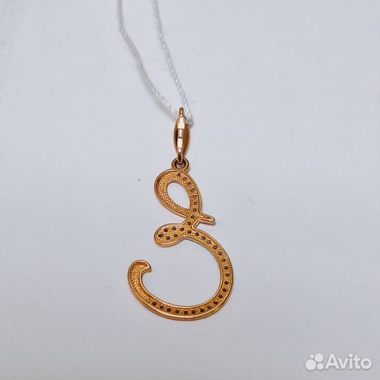 Золотые подвески с Фианитом