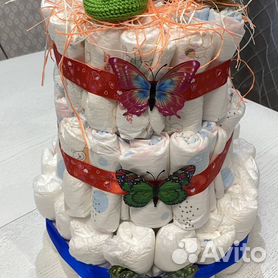 Большой торт на свадьбу