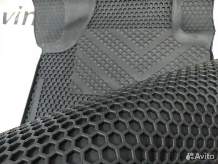 Коврики резиновые Eva соты (евроборт 15мм) для Ваз