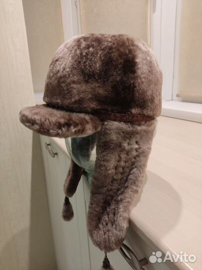 Мутоновая шапка женская