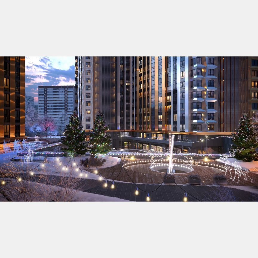 1-к. квартира, 43,3 м², 46/50 эт.