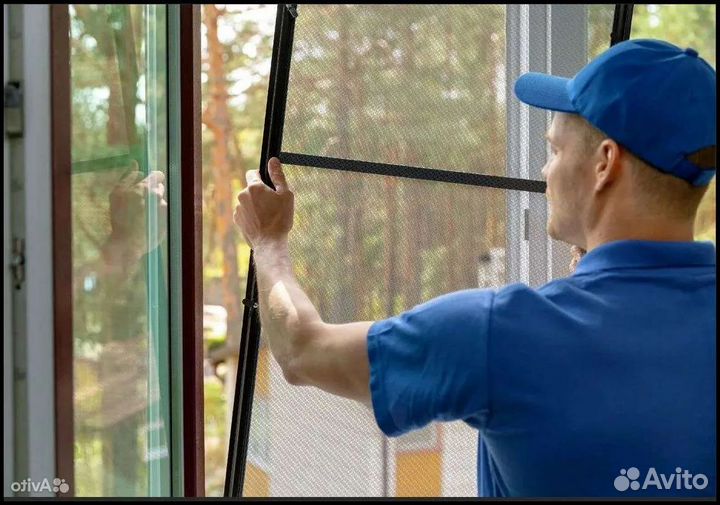 Установка москитных сеток на окна Пенза