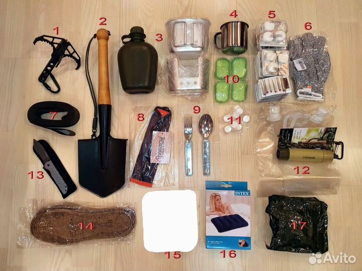 Набор для выживания тактический походный