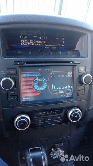 Головное штатное устройство Mitsubishi Pajero 4