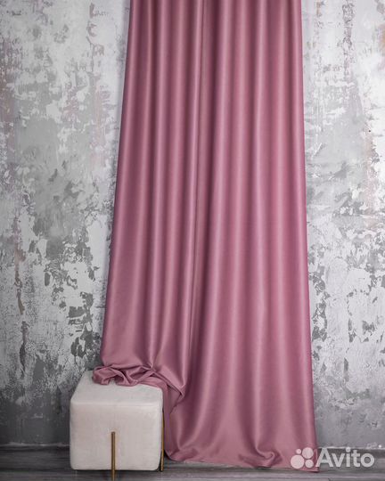 Комплект штор блэкаут Марсель Французский розовый