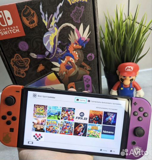 Nintendo switch oled pokemon чипованная
