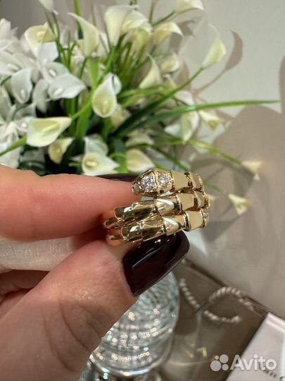 Кольцо bvlgari serpenti